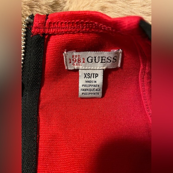 Red Guess Sleeveless Dress Size XS - Picture 4 of 4